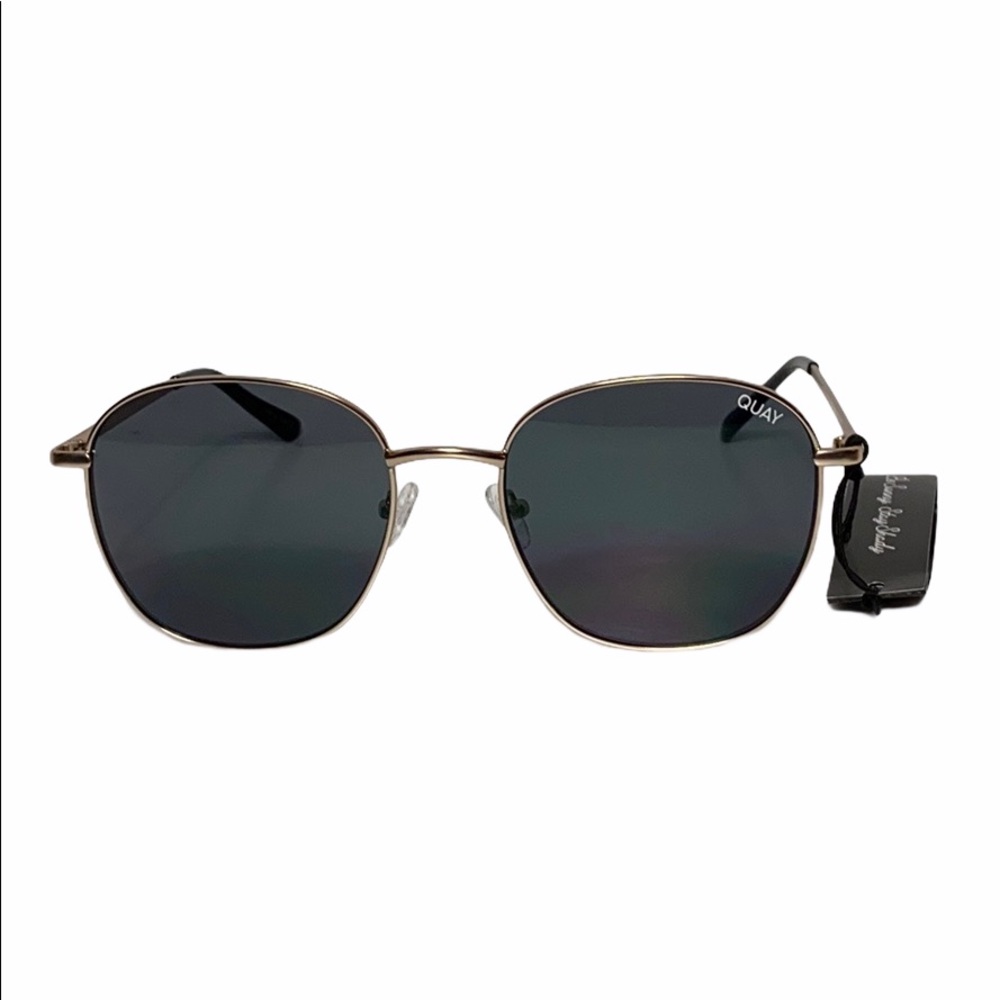 Quay Australia Jezabell GLD/SMK Oversized Sunnies - Picture 2 of 7